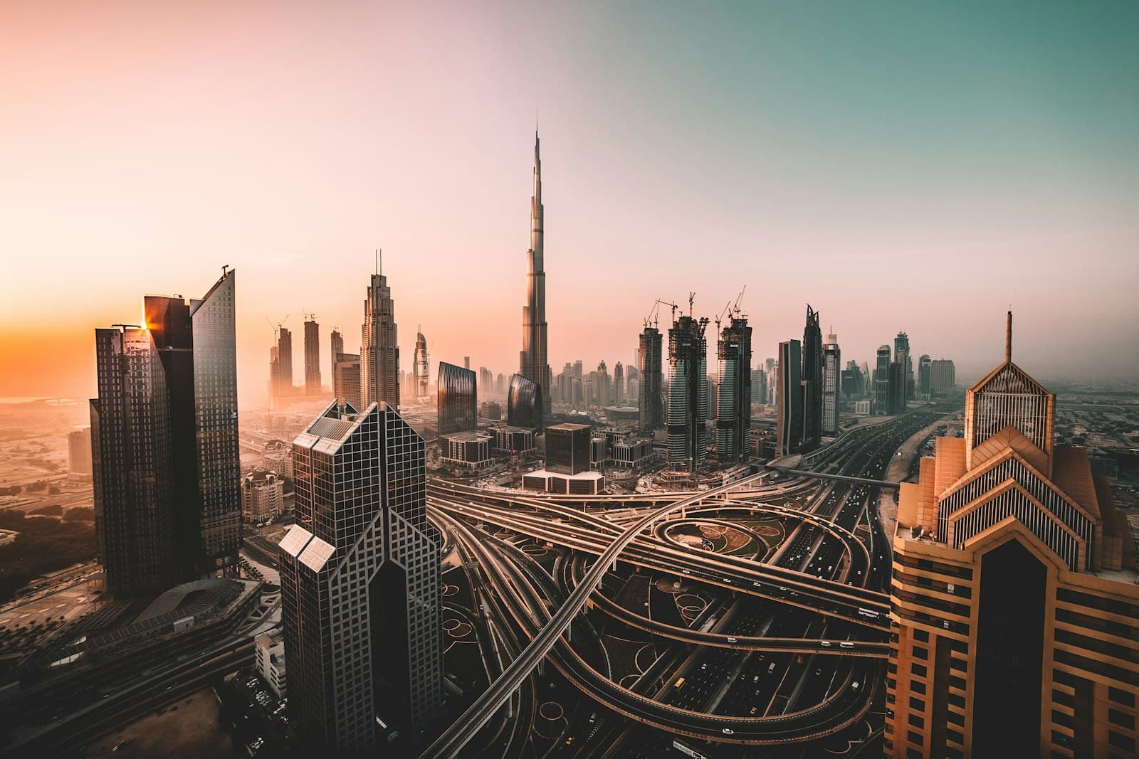 The Dubai skyline